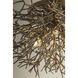 Sierra 3 Light 32 inch Vienna Bronze Flush Mount Ceiling Light